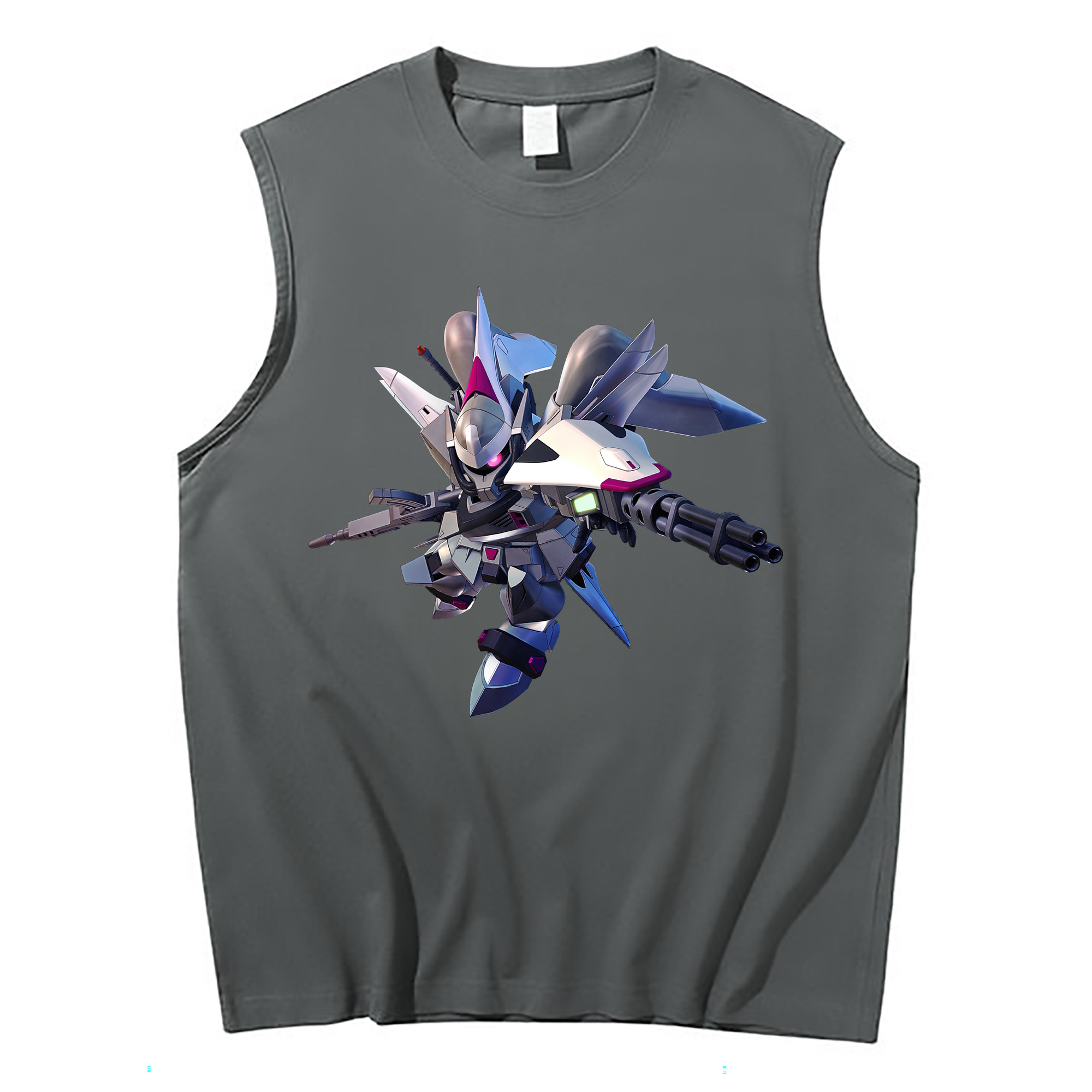 （画像用） 機動戦士ガンダム Mobile Suit Gundam コットン100％タンクトップ（フロントプリント）